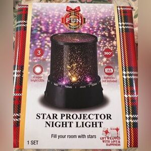 Star Projector Night Light